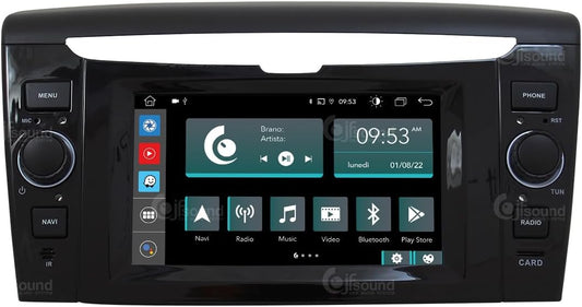 Autoradio Lancia Ypsilon – Navigatiesysteem – Multimedia Receiver – Android Radio – Auto Entertainment – 7-inch Touchscreen – Bluetooth WiFi Connectivity