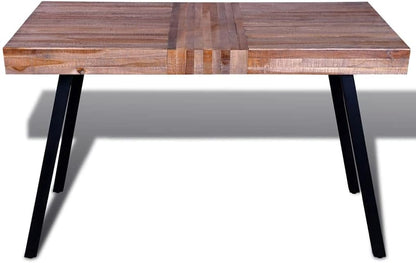 vidaXL Table recycled teak