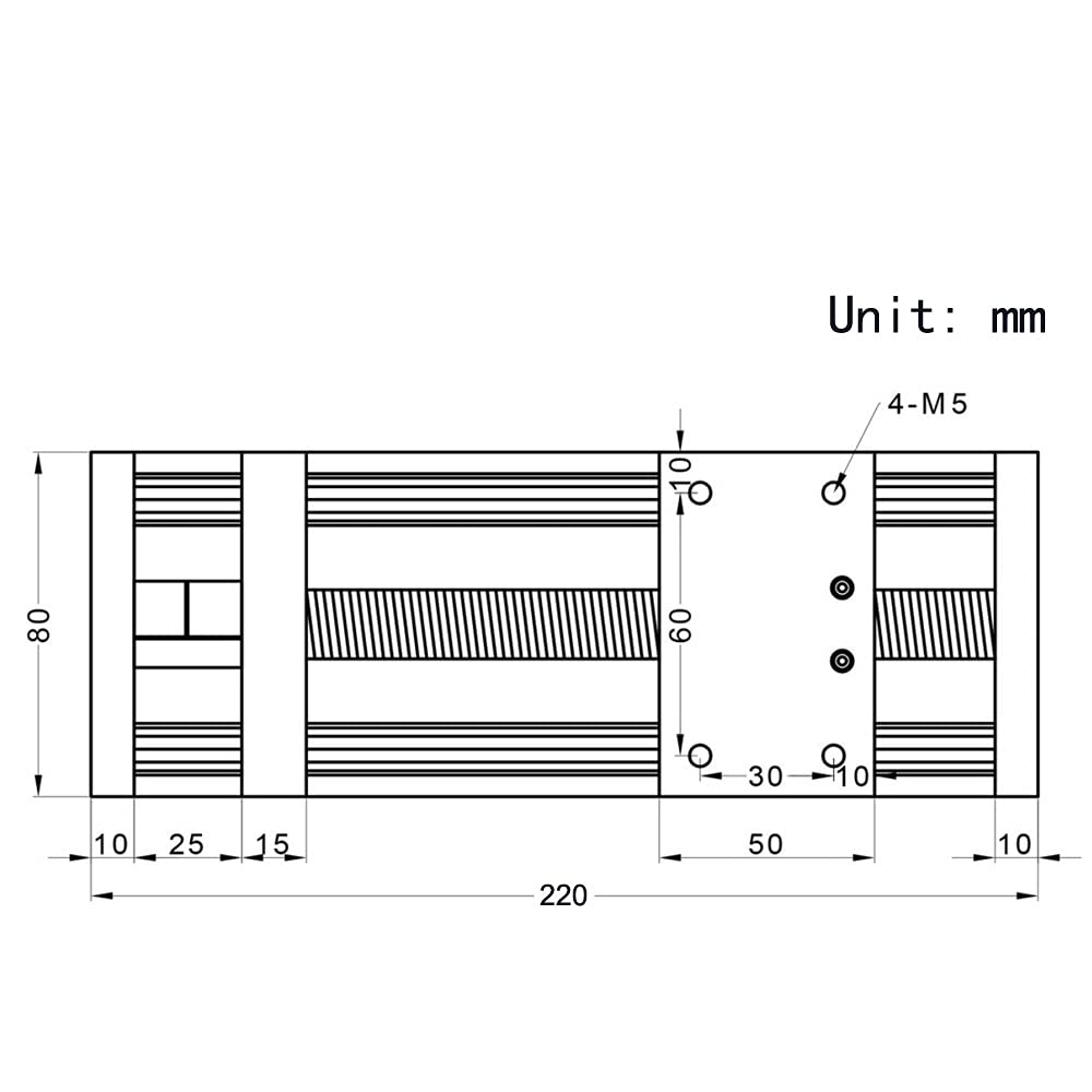 100mm Effectieve Reizen Lengte Dubbele Optische As Gids Ballscrew SFU1605 met NEMA23 Stappenmotor voor DIY CNC Router Onderdelen X Y Z Lineaire Podium Actuator en 3D Printer