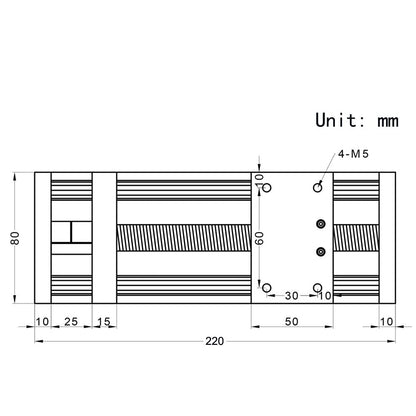 100mm Effectieve Reizen Lengte Dubbele Optische As Gids Ballscrew SFU1605 met NEMA23 Stappenmotor voor DIY CNC Router Onderdelen X Y Z Lineaire Podium Actuator en 3D Printer