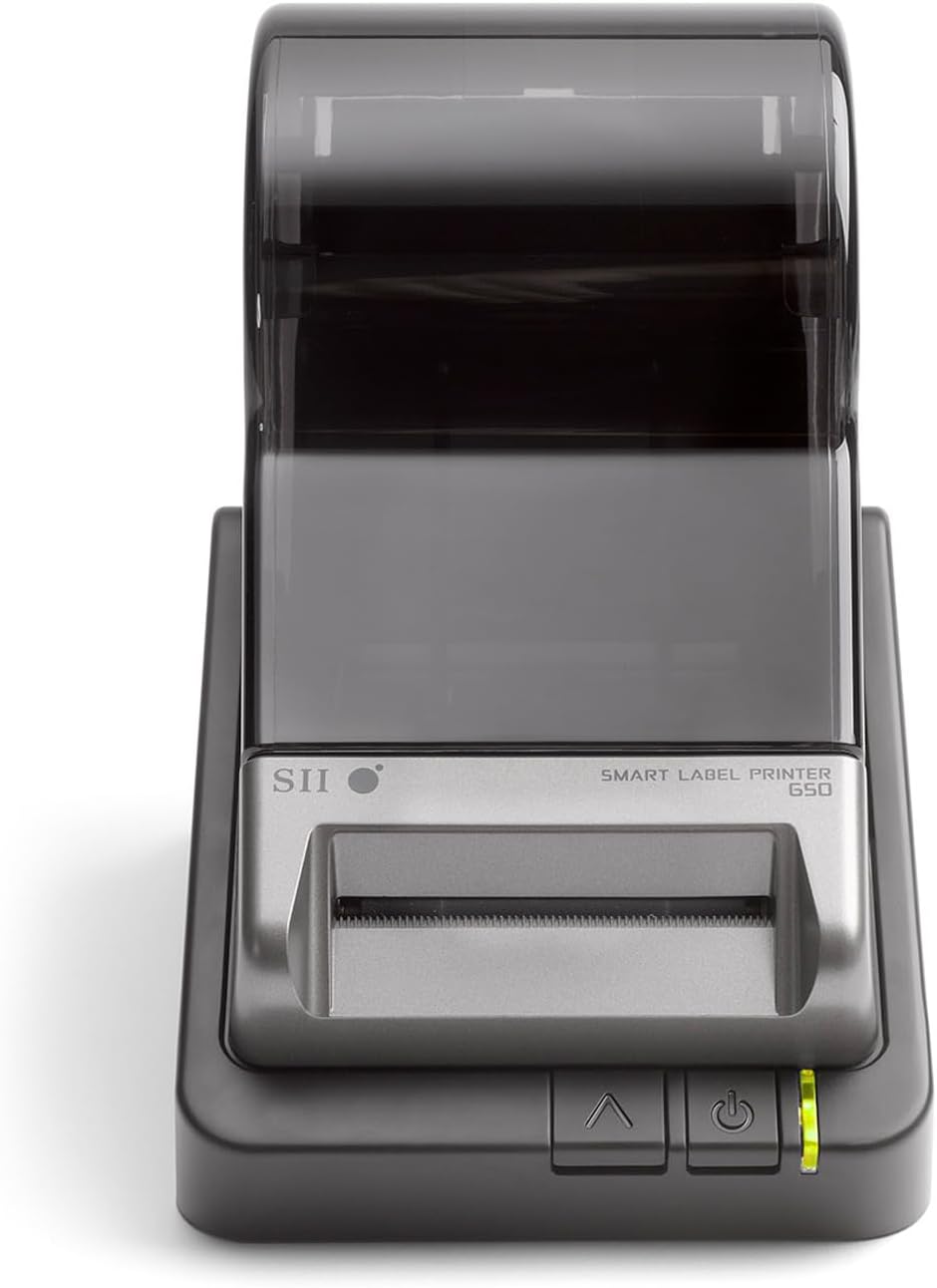 Seiko Instruments SLP650-EU Smart Label Printer, zwart, zwart