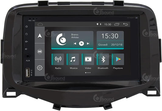 Autoradio Toyota Aygo – Multimedia Systeem – Navigatie Unit – Auto Receiver – Infotainment Systeem – 6,2 Inch Touchscreen – Bluetooth & WiFi Connectivity
