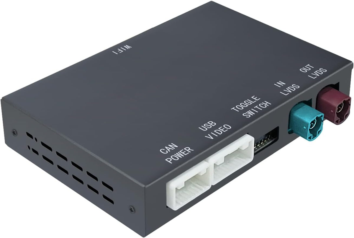 Retrofit Kit Decoder BMW CIC Systeem – CarPlay Adapter – Android Auto Interface – Draadloze Multimedia Module – Bluetooth WiFi Receiver – Draadloze CarPlay & Android Auto – Plug-and-Play Installatie – Originele Stuurwielbediening