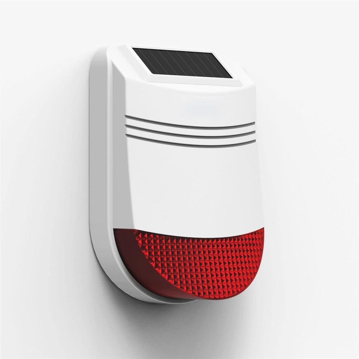 Safe2Home® Solar draadloze buitensirene / buitenalarm voor draadloze alarminstallatie Safe2Home Serie SP110 / SP210 / Basic - GSM alarmsysteem - met repeaterfunctie