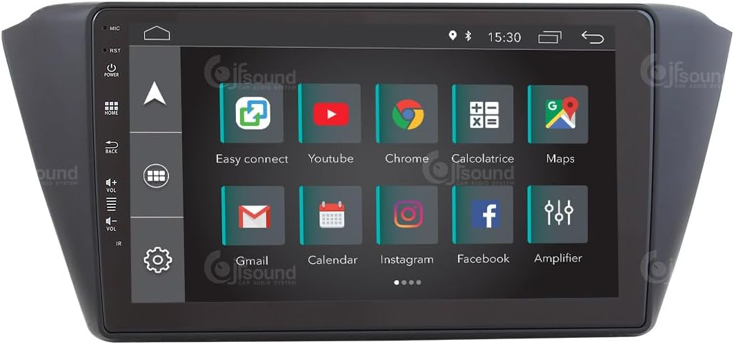Autoradio Skoda Fabia 2015 – Multimedia Systeem – Navigatie Unit – Touchscreen Radio – Inbouw Autoradio – 9 Inch Scherm – Bluetooth & Carplay Connectivity
