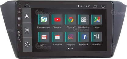 Autoradio Skoda Fabia 2015 – Multimedia Systeem – Navigatie Unit – Touchscreen Radio – Inbouw Autoradio – 9 Inch Scherm – Bluetooth & Carplay Connectivity