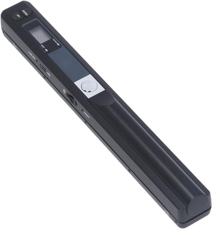 Draagbare Scanner, Handscanner voor A4-documenten/foto/foto's/bon, 900DPI Mobiele Handscanner in Kleur, PDF/JPG-formaat, USB 2.0, Wanddocumentscanner, 8,27 Inch (BLACK)