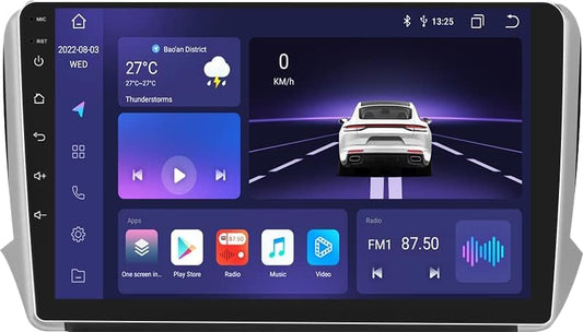10 Inch Android 13 Autoradio – Multimedia Systeem – Touchscreen Stereo – Navigatie Radio – Draadloze CarPlay Android Auto – 8-Core Processor – 4G+32G Geheugen