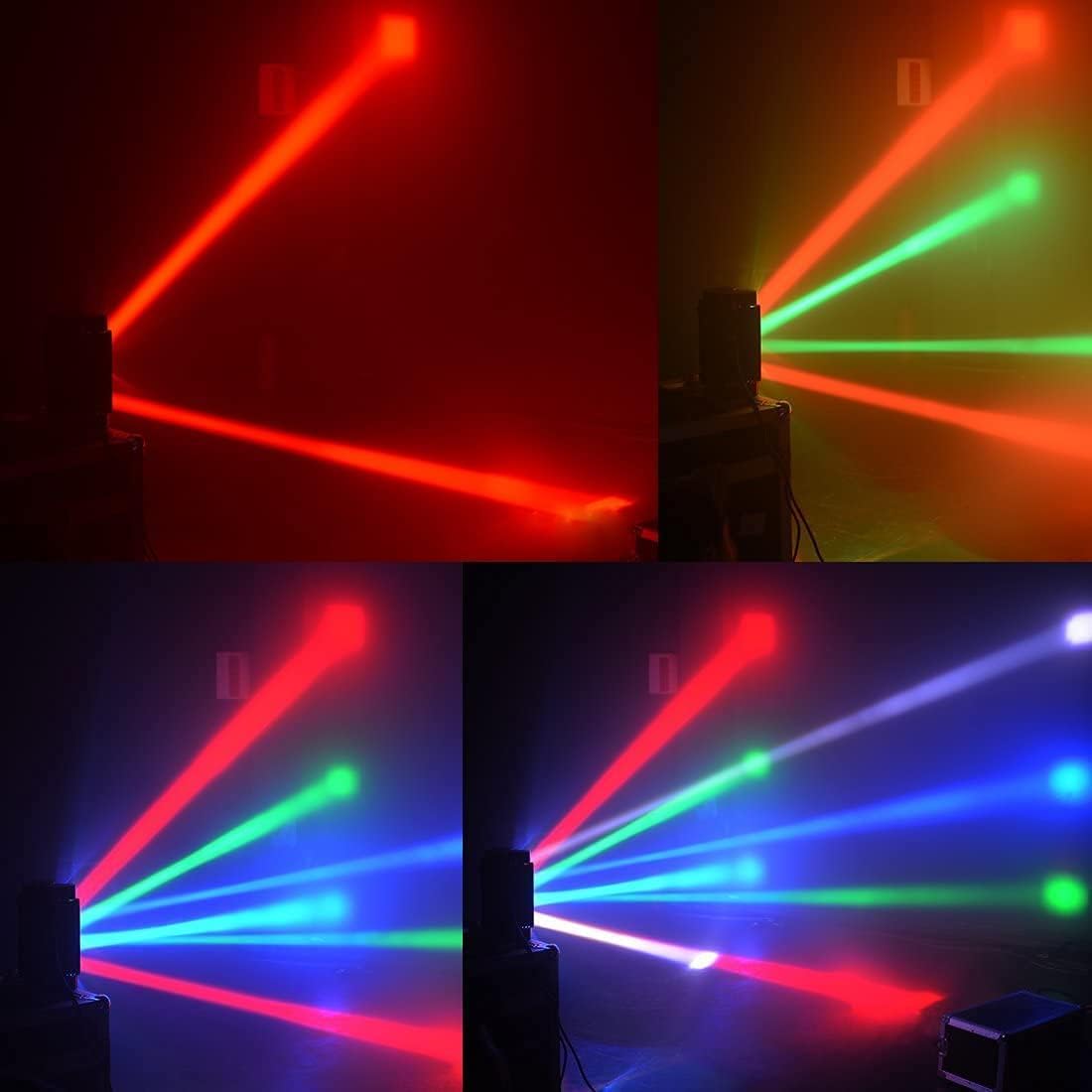 BETOPPER DMX512 Mobile Headlights Disco Lights Stage Lights Mini Spider Party Light RGBW DMX512 High Energy Activation Halloween Party Club Bar Home Pack of 2