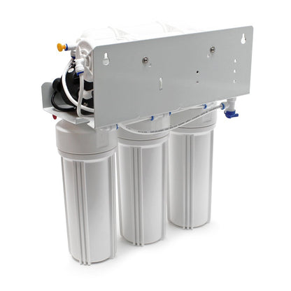 Naturewater 5-stage reverse osmosis RO 180 l/day with pump and pressure indicator - QUORE