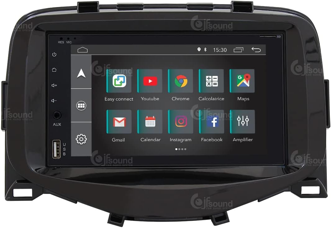 Autoradio Toyota Aygo – Multimedia Systeem – Navigatie Unit – Auto Receiver – Infotainment Systeem – 6,2 Inch Touchscreen – Bluetooth & WiFi Connectivity