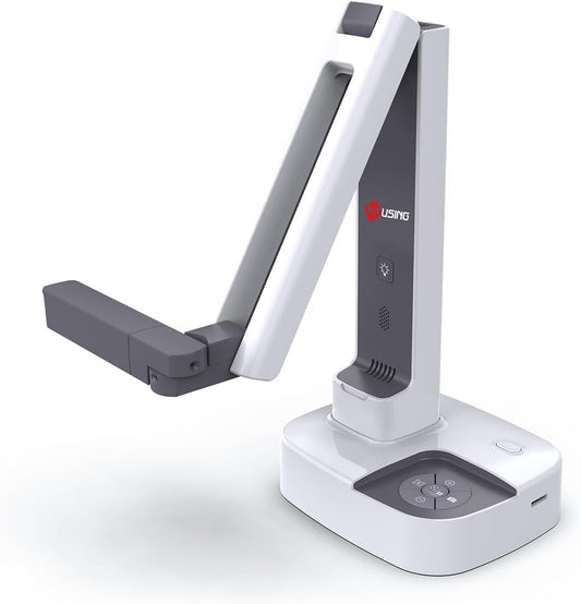 Documentcamera met Licht – Visualiser – Presentatiecamera – Lescamera – Onderwijscamera – 13 MP – USB/HDMI Dual Mode
