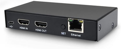 DDMALL HDMI-video-encoder voor livestream, H.264 H.265, realtime 4K 60Hz lokale loopout, ondersteunt SRT HLS RTSP RTMP RTMPS UDP/TCP, HDMI-video-encoder voor YouTube, Twitch (HEV-10)