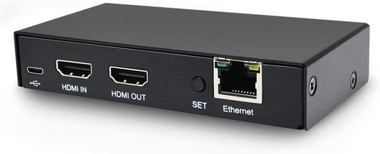 DDMALL HDMI-video-encoder voor livestream, H.264 H.265, realtime 4K 60Hz lokale loopout, ondersteunt SRT HLS RTSP RTMP RTMPS UDP/TCP, HDMI-video-encoder voor YouTube, Twitch (HEV-10)
