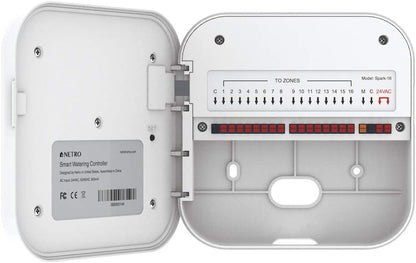 Netro Spark Smart Sprinkler Controller, WiFi, Weer, Toegang op afstand (16 Zone)