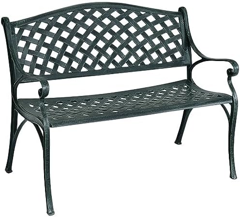 Generisch Garden Bench Aluminium Bronze 103 x 61 x 82 cm - QUORE