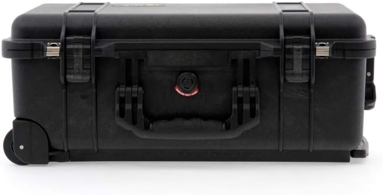 Peli Case 1510 Trolley met Trekpak indelingssysteem, zwart, camerakoffer, fotokoffer, outdoorkoffer, waterdicht, IP67, zwart, Mittlerer Schutzkoffer, koffer