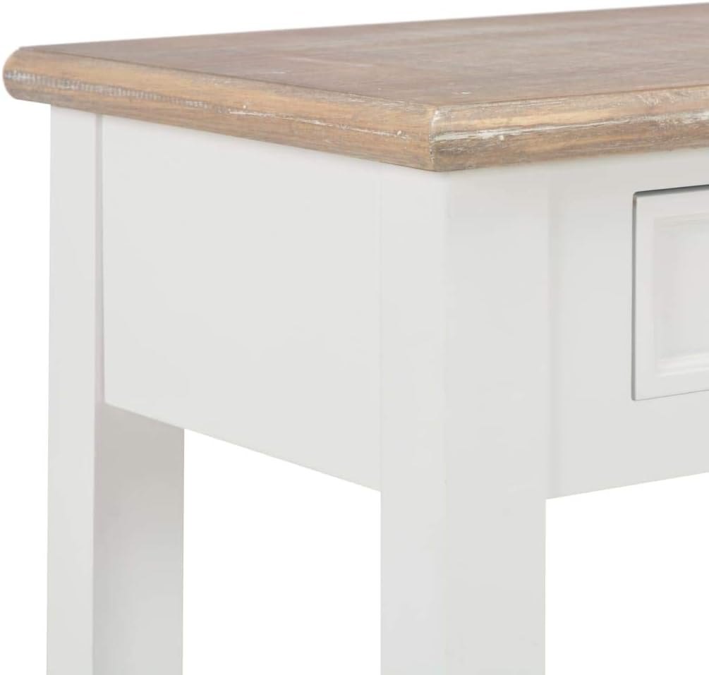 vidaXL Wooden Wall Table White Sideboard Side Table Wall Cabinet Side Cabinet Cabinet Cabinet