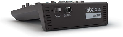 6-Kanaals Mengpaneel Zwart – Mixer – Mengtafel – Geluidsmixer – Audio Mixer – 2 Symmetrische Microfooningangen – Fantoomvoeding