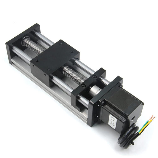 100mm Effectieve Reizen Lengte Dubbele Optische As Gids Ballscrew SFU1605 met NEMA23 Stappenmotor voor DIY CNC Router Onderdelen X Y Z Lineaire Podium Actuator en 3D Printer