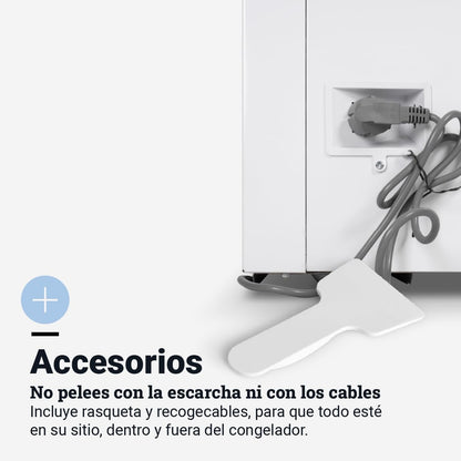 UNIVERSALBLUE 2-in-1 freezer, 147 l, white, fridge and freezer, mechanical operation, silent system, shipping and conversion on the floor included - QUORE