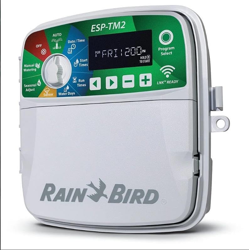 Rain Bird ESP-TM2 4-zone binnenirrigatieset + LNK2 wifi-module - professioneel compleet pakket