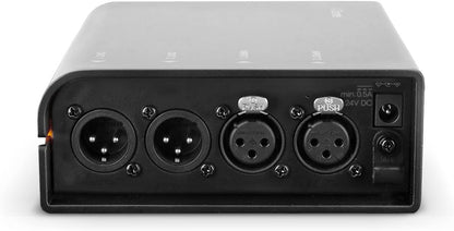 2x2 Dante Interface – Audio Interface – Netwerkinterface – Dante Converter – Dante Adapter – Bidirectionele Omzetting Van Analoge Audio – 48V Fantoomvoeding Per Kanaal