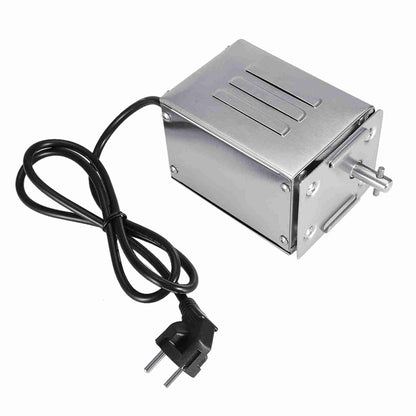 Shish Kebab Grill met Motor, 30 Kgf Roestvrijstalen BBQ Draaispitmotor, Elektrische Braadgrillmotor, Elektromotor 230 V Verstelbaar, Speenvarkengrillmotor (EU-stekker 220 V)
