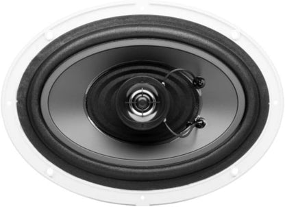 KIT SET VOOR BOSS AUDIO SYSTEMS MR690 ovaal 2-weg 6 x 9 15 x 23 cm 175 watt rms 350 watt max 4 ohm waterdicht zee zwembad boot hotel, per paar + accessoires gratuits