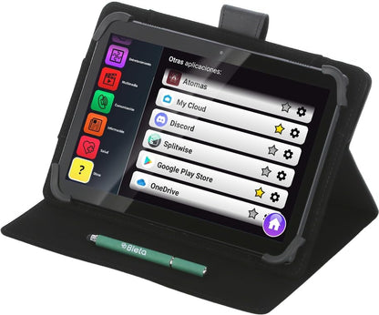 Bleta Tablet voor ouderen, eenvoudig te bedienen, groot display 10,1 inch, WhatsApp, oproepen en videogesprekken, 4 GB RAM, 64 GB, USB-C, SIM-kaartsleuf