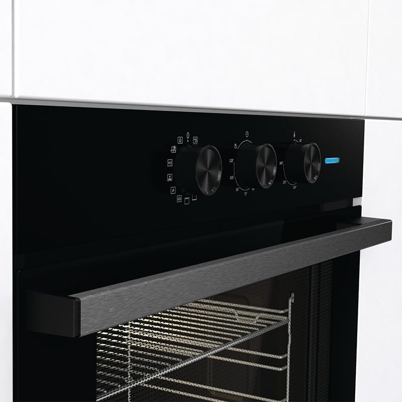 Multifunctionele Oven – Elektrische Oven – Heteluchtoven – Airfryer Oven – Inbouwoven – XXL Inhoud 77 Liter – Pizzafunctie 300°C & Snelle Voorverwarming