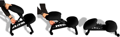 Cinius Ergonomische professionele stoel, zwart