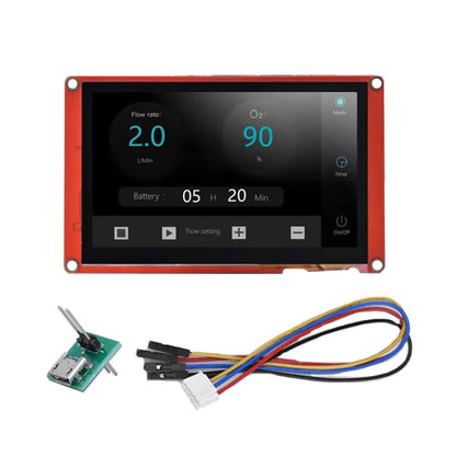 Nextion Display Intelligent NX4827P043-011C, 4,3 inch capacitief touchscreen, 480 x 272, seriële LCD-TFT HMI-displaymodule NX4827P043-011C, ondersteunt audio video