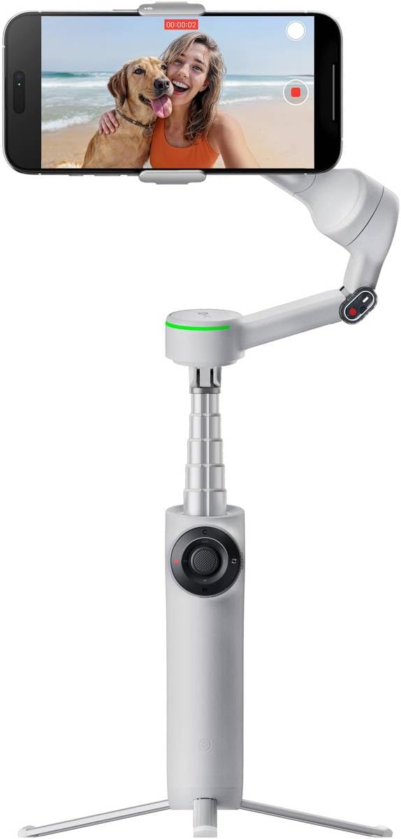 INSTA360 FLOW 2 PRO | Standaardbundel | Ultieme AI Tracking Stabilizer. Bereik vloeiende, professionele opnamen met geavanceerde AI-tracking en een strak ontwerp. Perfect voor videomakers die onderweg