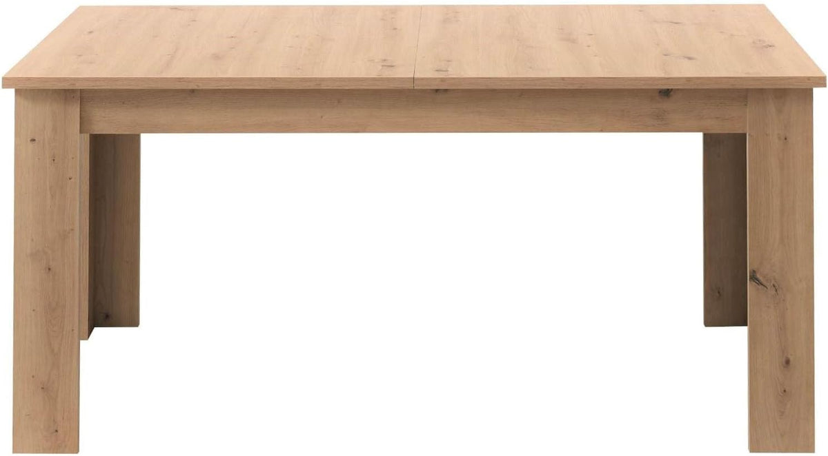 Uittrekbare Eettafel – Uitklapbare Tafel – Verlengbare Keukentafel – Multifunctionele Tafel – Eetkamertafel – Massief Hout – 120x80 cm Uitbreidbaar tot 160 cm – Geschikt voor 6 Personen