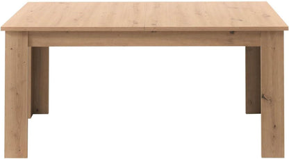 Uittrekbare Eettafel – Uitklapbare Tafel – Verlengbare Keukentafel – Multifunctionele Tafel – Eetkamertafel – Massief Hout – 120x80 cm Uitbreidbaar tot 160 cm – Geschikt voor 6 Personen