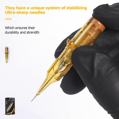 Ambition Soldier Tattoo Machine Kit Complete Rotary Wireless Tattoo Pen Gun Kit met 20 stuks Glory Tattoo Cartridge Naalden Oefenhuidbenodigdheden voor beginners en professionele artiesten