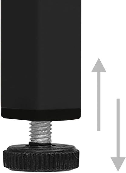 Lockerkast – Werkplaatskast – Metalen Lockerkast – Smalle Opbergkast – Veiligheidskast – Staal – Verstelbare Planken – Zwart 35x46x180 cm