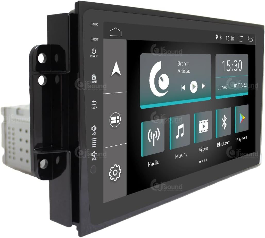 Autoradio DR 3 – Multimedia Radio – Navigatiesysteem – Inbouw Autoradio – Bluetooth Radio – 9 Inch Touchscreen – Android GPS & CarPlay Integratie