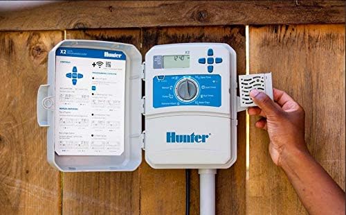 HUNTER Elektrische irrigatietimer X2 1401 14-weg irrigatiecontroller, compatibel met wifi-wandmodule (niet meegeleverd) van Garden Prime