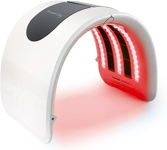 7-Kleurige LED-Gezichtsmasker voor Thuisgebruik – LED Masker, Lichtmasker, Fotonmasker, Huidverzorgingsmasker – 7 Lichtkleuren, 96 Lampkralen