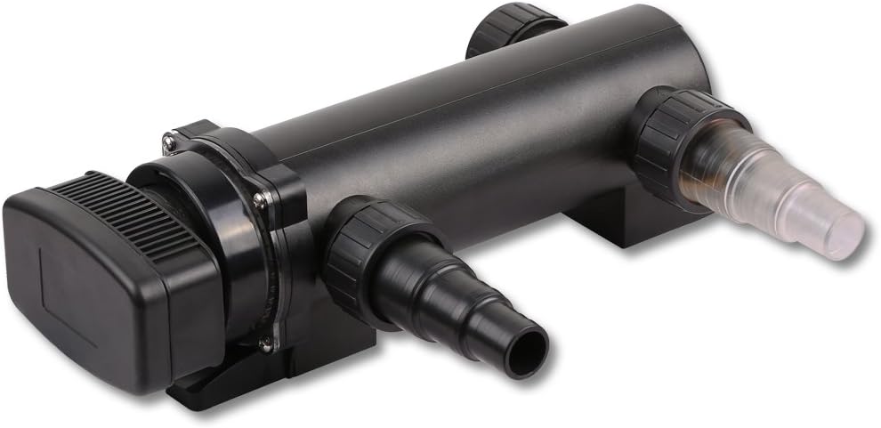 Vijverfilter – Vijverpomp – Filtersysteem – UV Filter – UVC Vijverlamp – Geschikt voor 60.000 Liter – 18W Roterende Waterstroom