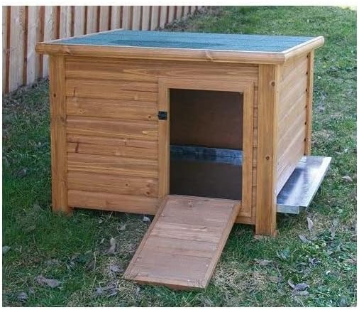 Kerbl Hobbyfarming Kerbl 82809 Duck Town Duck and Goose Stable 93 x 73 x 67 cm, Brown - QUORE
