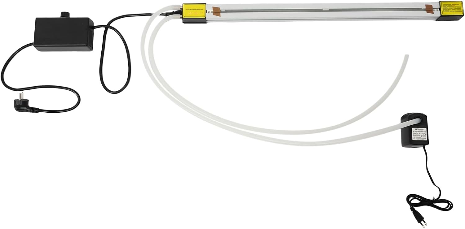 OUKANING Acrylic Bending Machine, 800 W, 60 cm, 220 V, Electric with IPX8 Waterproof Pump and Cooling Function, Precise Temperature Control, 1-6 mm, Robust Aluminium - QUORE