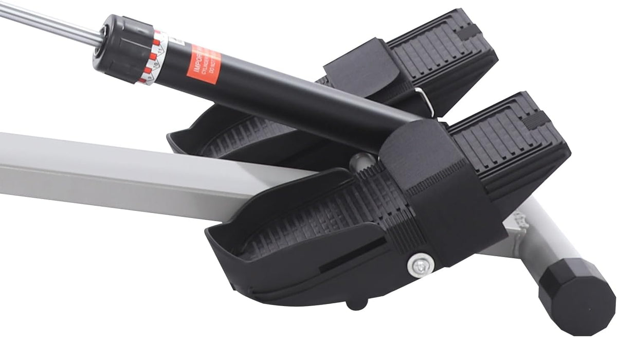 Rowing Machine with 12 Resistance Levels, Fitness Rowing Machine, Hydraulic Rowing Machine with LCD Monitor - QUORE