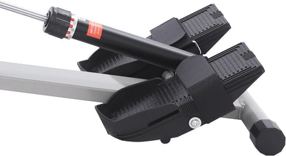 Rowing Machine with 12 Resistance Levels, Fitness Rowing Machine, Hydraulic Rowing Machine with LCD Monitor - QUORE