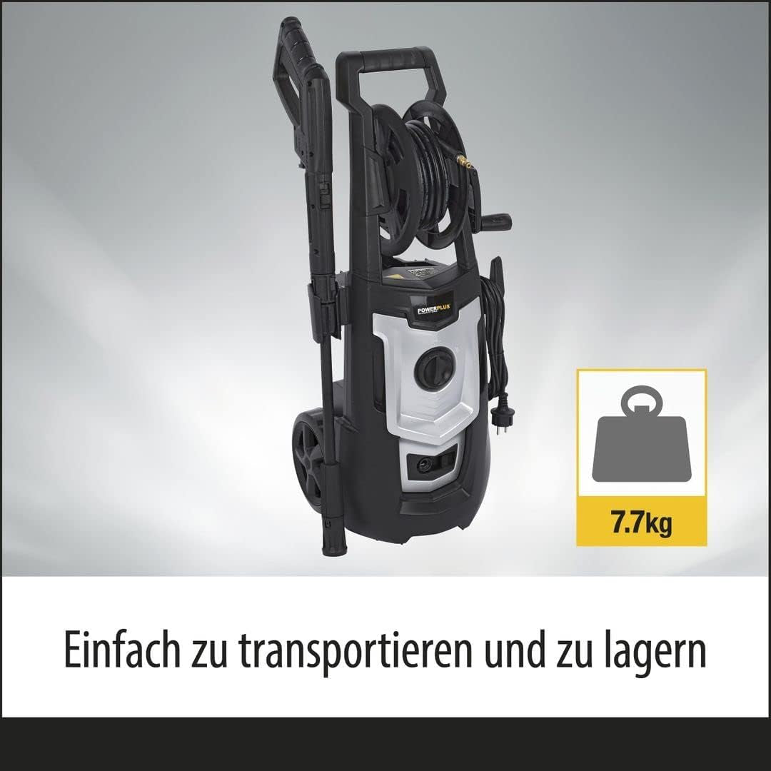 Hogedrukreiniger – Drukspuit – Waterreiniger – Spuitmachine – Schoonmaakspuit – 1800W Motor – Verstelbare Lans 8 Meter