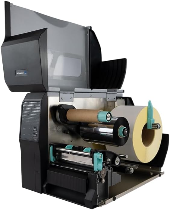 OPrint-IA200N, industriële labelprinter, directe warmteoverdrachtstechnologie, resolutie 203 dpi, USB-interfaces, ethernet, afdruksnelheid 203 mm/seconde, functies