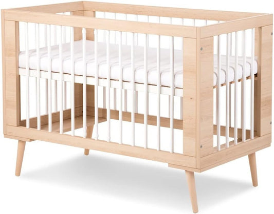 LittleSky by Klups Sofie Baby Cot 60 x 120 cm Beech - QUORE