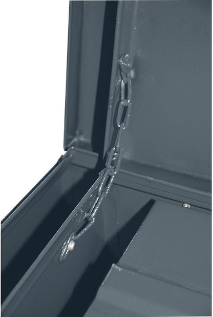 COGEX - Set van 3 afsluitbare metalen kisten grijs - 70 l (700 x 330 x 310) + 100 l (800 x 390 x 340) + 150 l (900 x 450 x 370)